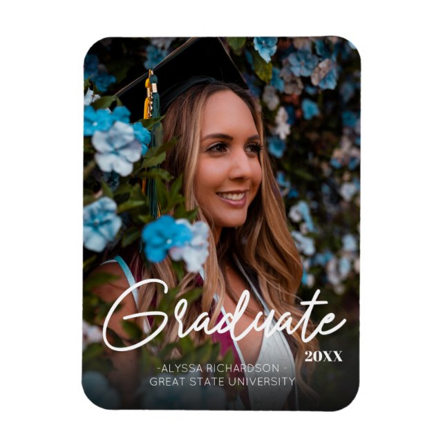 Flexible Chic Graduate 2 & Photo Graduate Magnet Darker (Vertical)