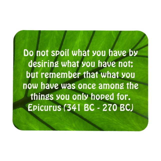 Flexible Citation inspirée par Epicurus Magnet (Horizontal)