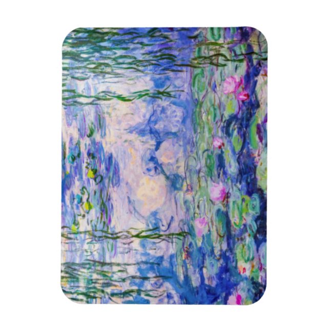 Flexible Claude Monet Nymphéas Water Lilies Magnet (Vertical)