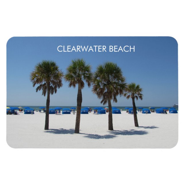Flexible Clearwater Beach Florida Magnet (Horizontal)