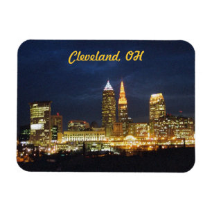 Flexible Cleveland Night Lights Flexi Magnet