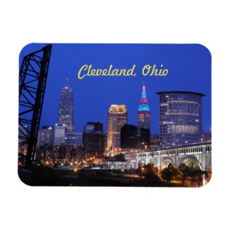 Flexible Cleveland Night On The Town Magnet
