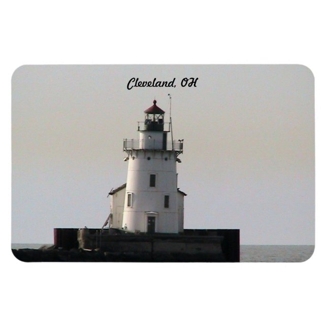 Flexible Cleveland OH Lighthouse Premium Flexi Magnet (Horizontal)