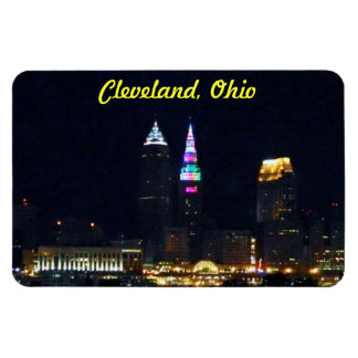 Flexible Cleveland, Ohio Rainbow Tower Magnet