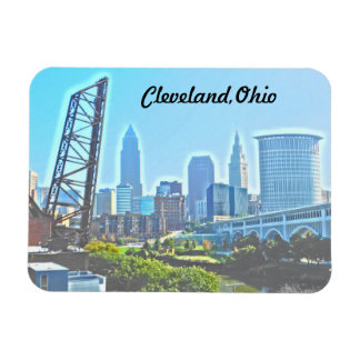 Flexible Cleveland Ohio West River View Magnet