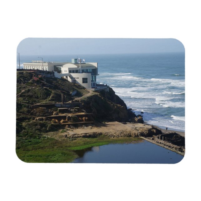 Flexible Cliff House San Francisco, Californie Magnet photo (Horizontal)