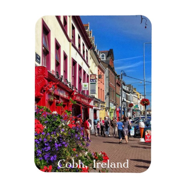 Flexible Cobh, Irlande Magnet (Vertical)