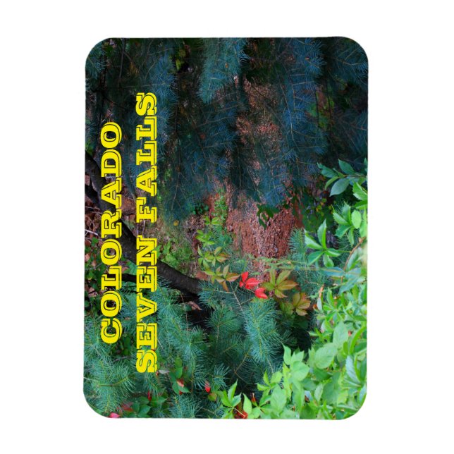Flexible Colorado Sept Chutes avec arbres et vignes Magnet (Vertical)