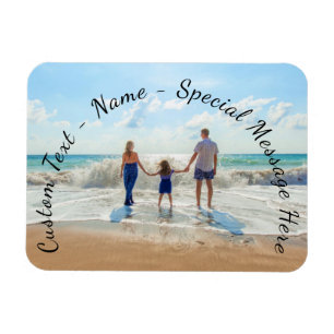 Flexible Concevez Votre Propre Cadeau Magnet Photo Texte Pe