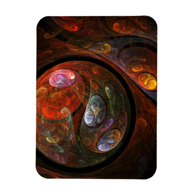 Flexible Connexion fluide Magnet Art Premium Abstrait (Vertical)