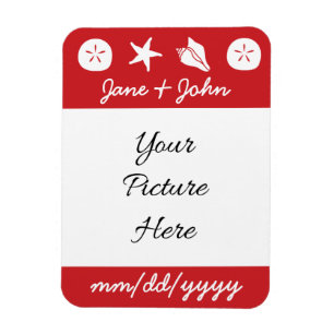 Flexible Coquillages d'été en cerisier Magnet de sauvegarde