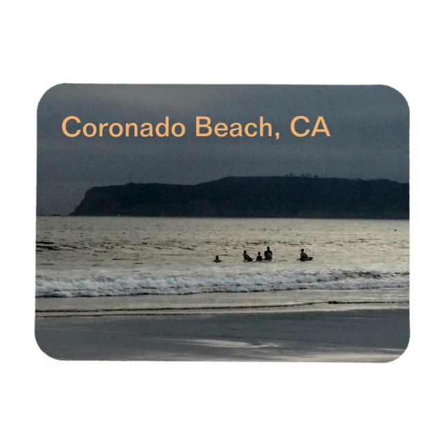 Flexible Coronado Beach California Photo Magnet (Horizontal)