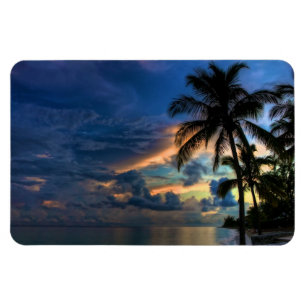 Flexible Coucher de soleil au paradis Premium Flexi Magnet