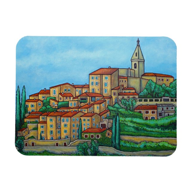 Flexible Couleurs de Crillon-le-Brave, Magnet de Provence (Horizontal)