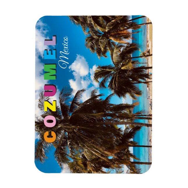 Flexible Cozumel Mexico Magnet (Vertical)