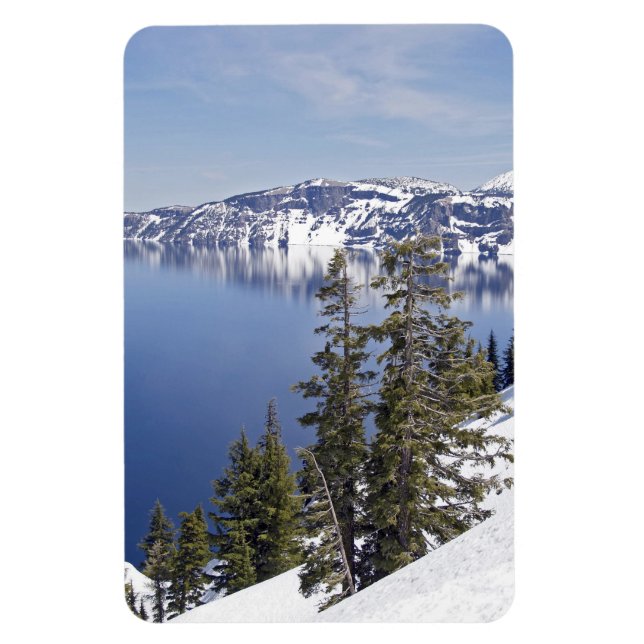 Flexible Crater Lake Oregon Magnet (Vertical)