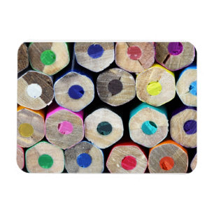 Flexible Crayon coloré termine Magnet Premium