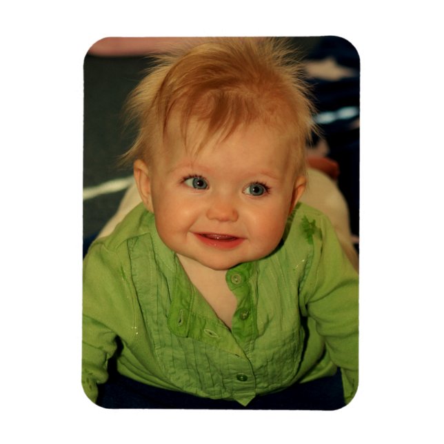 Flexible Créez votre propre bébé photo Magnet Keepsaké (Vertical)
