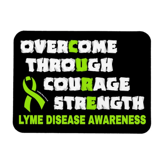 Flexible CURE...Lyme Magnet (Horizontal)