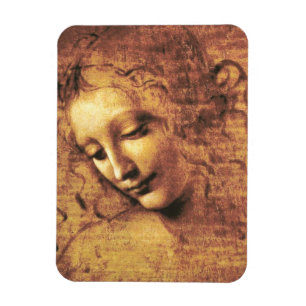 Flexible Da Vinci La Scapigliata Magnet