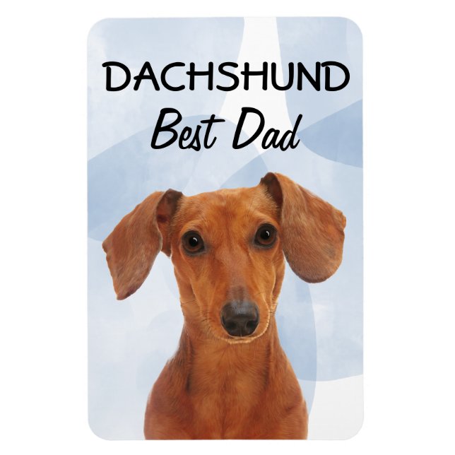 Flexible Dachshund Magnet Papa (Vertical)