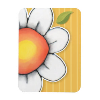 Flexible Daisy Joy jaune Premium Magnet