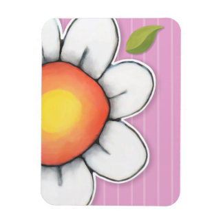 Flexible Daisy Joy rose Premium Magnet