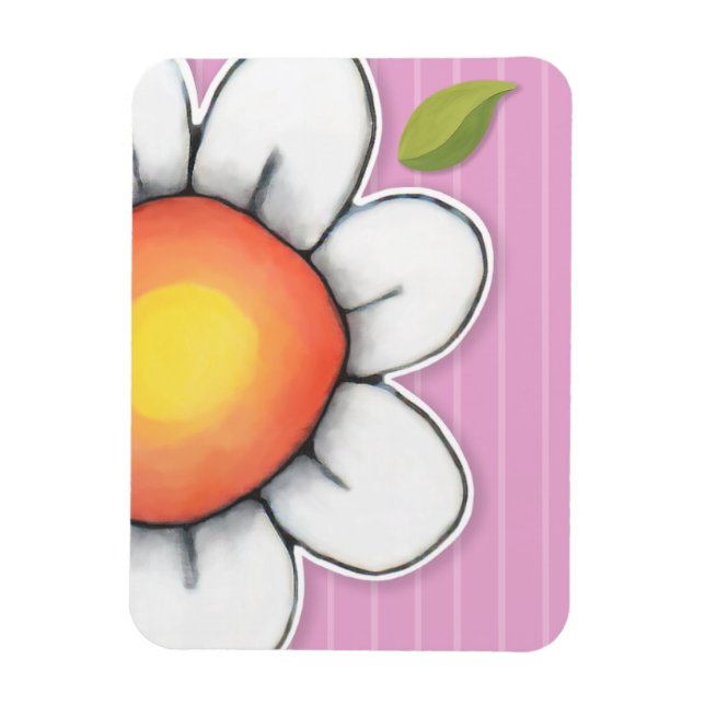 Flexible Daisy Joy rose Premium Magnet (Vertical)