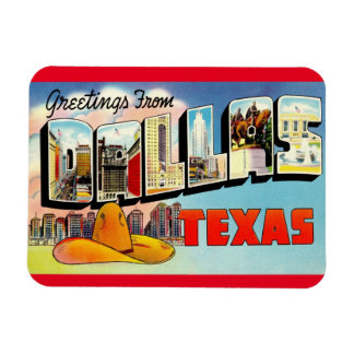 Flexible Dallas Texas Magnet