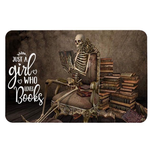 Flexible Décor gothique pour les amateurs de livres Magnet  (Horizontal)