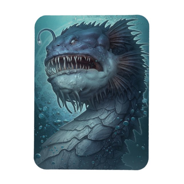 Flexible Deep See Dragon Magnet par Kerem Beyit (Vertical)
