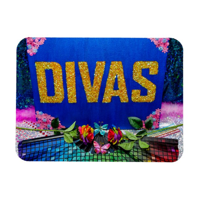 Flexible Divas LGBTQ+ Magnet (Horizontal)