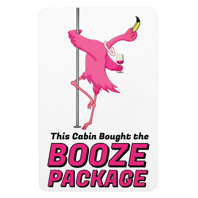 Flexible Drink Package Cruise Ship Stateroom Magnet (Vertical)