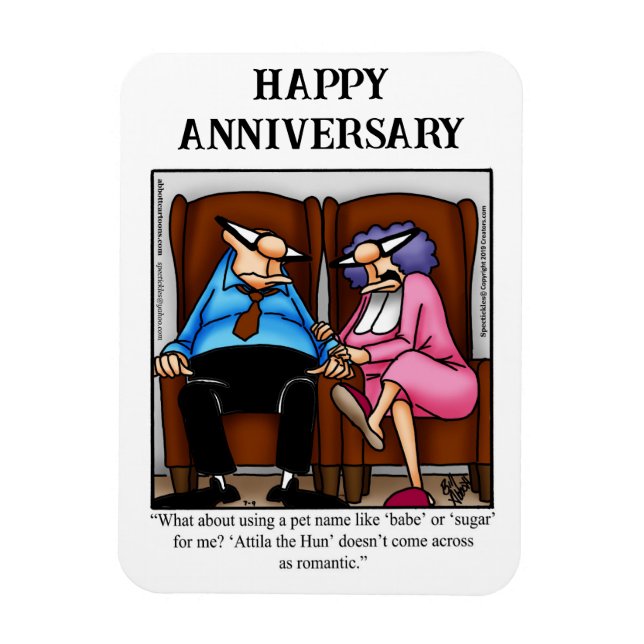 Flexible Drôle Joyeux Anniversaire Magnet Cadeau (Vertical)