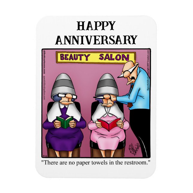 Flexible Drôle Joyeux Anniversaire Magnet Cadeau (Vertical)