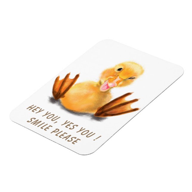 Flexible Duckling Jouer Wink Magnet Smile Cartoon (Côté Gauche)