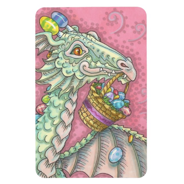 Flexible EASTER EGG DRAGON Imaginaire Printemps MAGNET Gran (Vertical)