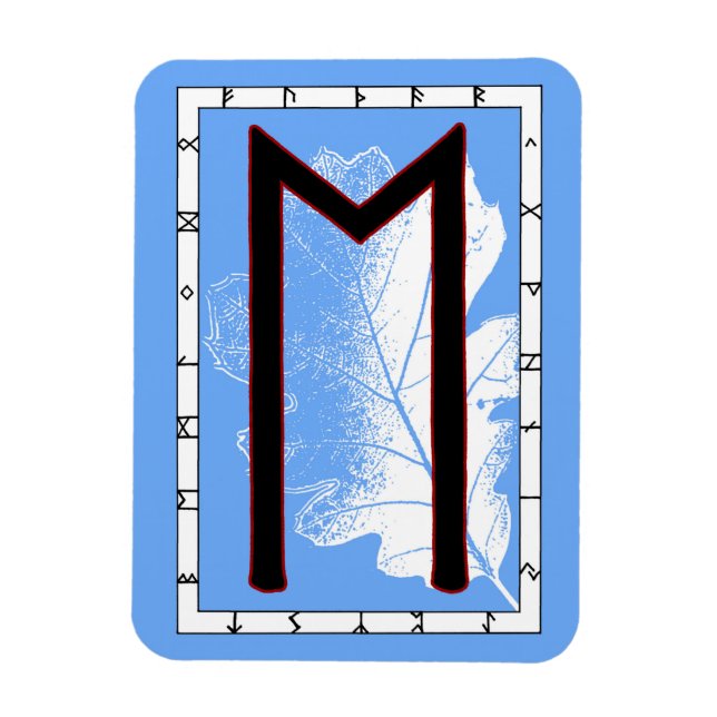 Flexible Ehwaz Viking Rune Magnet – Loyalty! (Vertical)