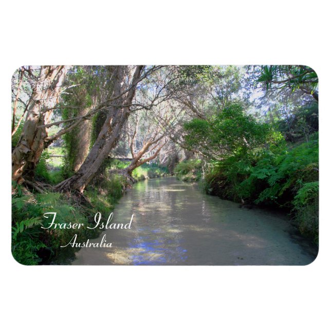 Flexible Eli Creek Fraser Island, Australia, Premium Magnet (Horizontal)