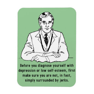 Flexible Entouré Par Jerks Funny Premium Magnet