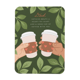 Flexible Father's Day Coffee magnet