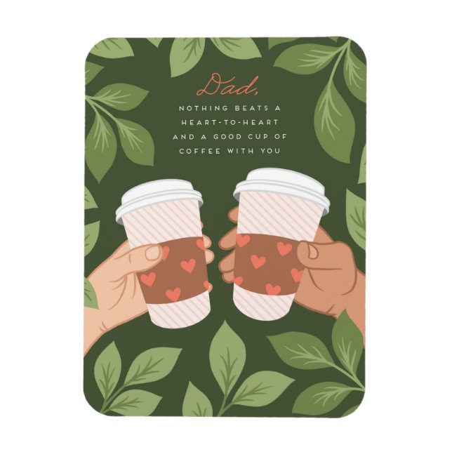 Flexible Father's Day Coffee magnet (Vertical)