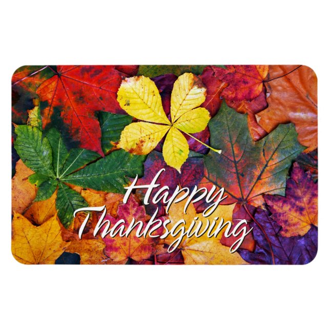 Flexible Feuilles d'automne 5 Magnet Premium (Horizontal)
