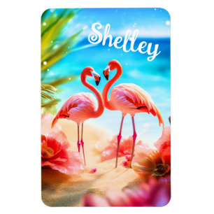 Flexible Flamant rose personnalisé Magnet à thème