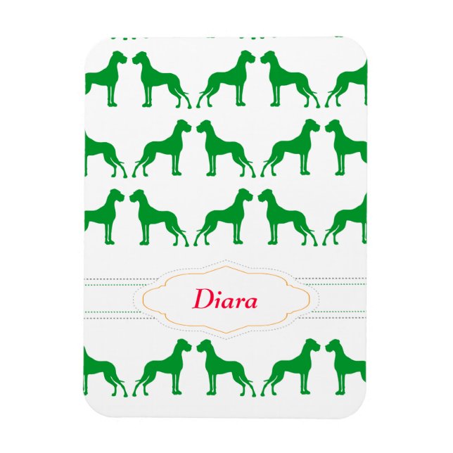 Flexible Flexi Magnet Doggennamen (Vertical)