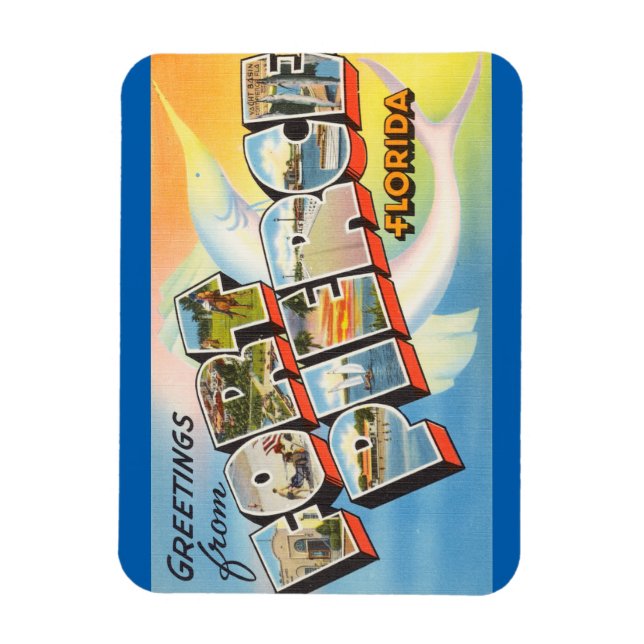 Flexible Floride, Fort Pierce Magnet (Vertical)