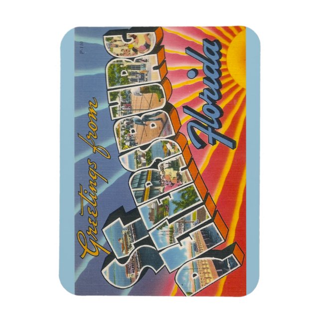 Flexible Floride, Saint-Pétersbourg Magnet (Vertical)