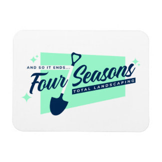 Flexible Four Seasons Total Landscaping Magnet