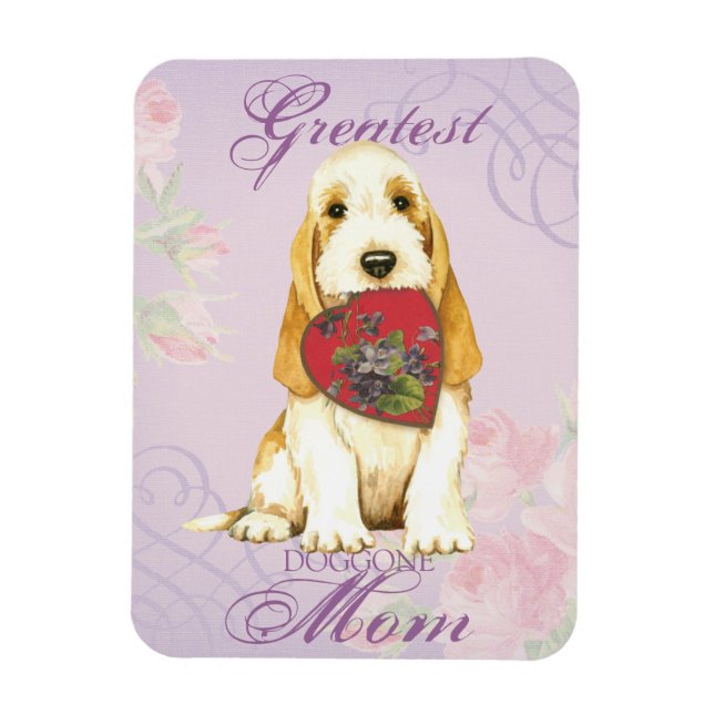 Flexible GBGV Heart Mom Magnet (Vertical)