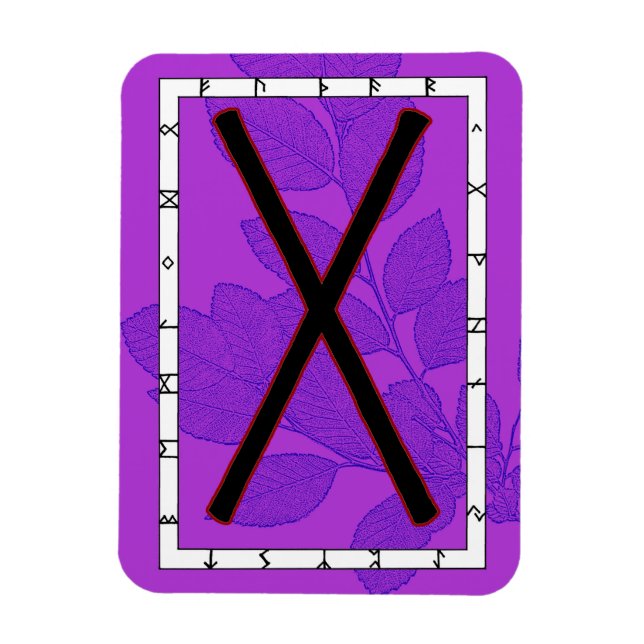 Flexible Gebo Viking Rune Magnet - Unité! (Vertical)